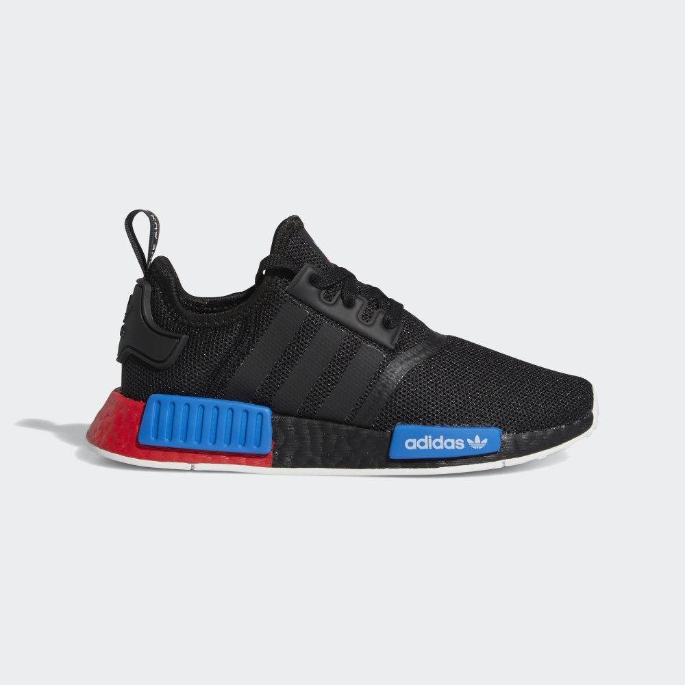 Adidas Boys' NMD_R1 Originals Shoes Black/Red Ireland FX4352